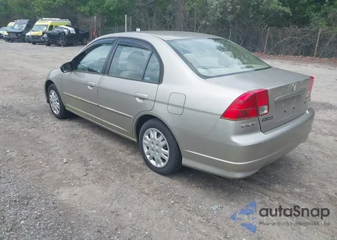 2004 Honda Civic Lx z USA, uszkodzony, nr VIN 2HGES16564H593598
